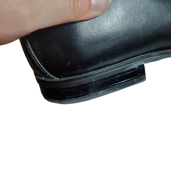 Stacy Adams Beau Moc Toe Bit Slip-On Loafer Black Men\'s Size 13 Leather Dress main image 4